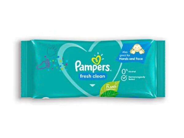 pampers wipes fresh clean 12x52 srp