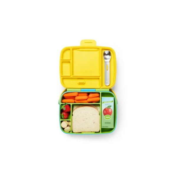 munchkin bento box green/blue