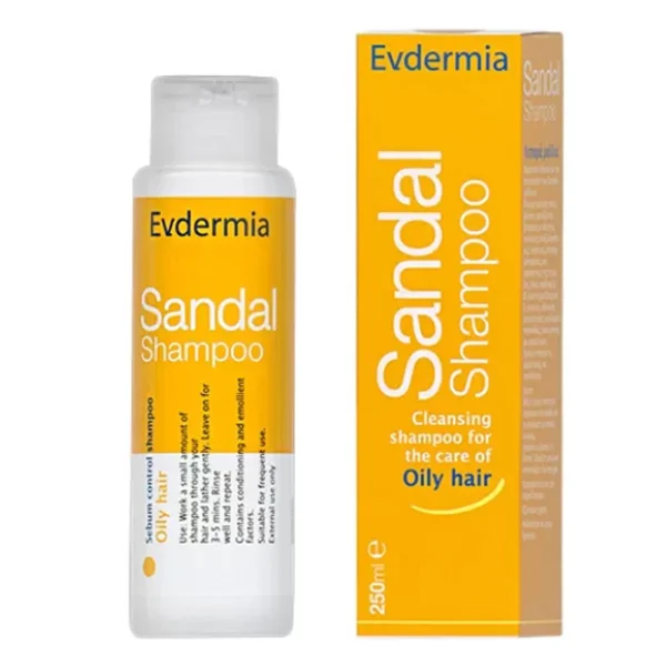 evdermia sandal shampoo 250ml