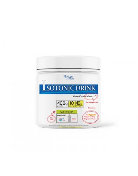 power health isotonic drink lime 400g