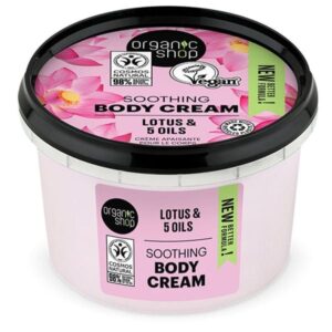 natura siberica organic shop body lotion indian lotos, 250ml