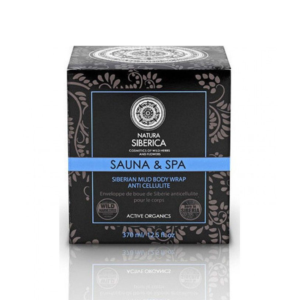 natura siberica siberian mud body wrap anticellulite, 370 ml