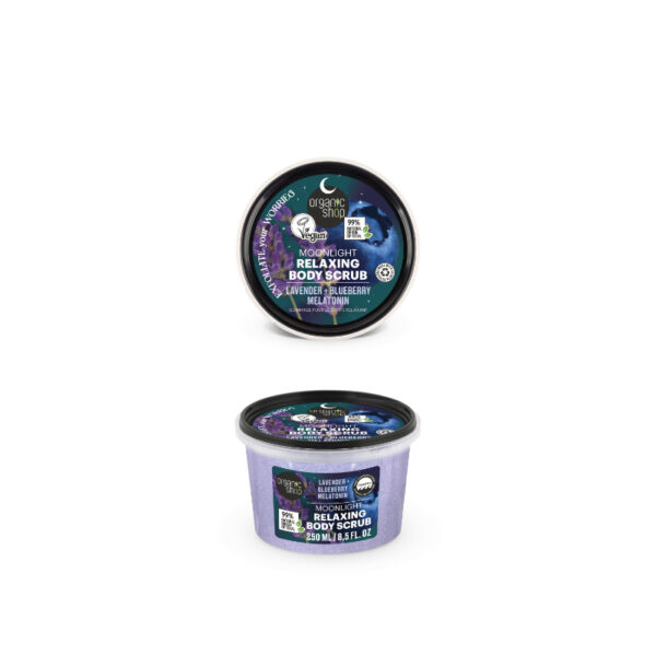organic shop sleeping moonlight body scrub exte your worries 250ml