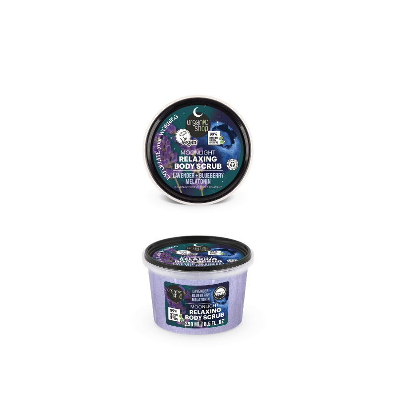 organic shop sleeping moonlight body scrub exte your worries 250ml