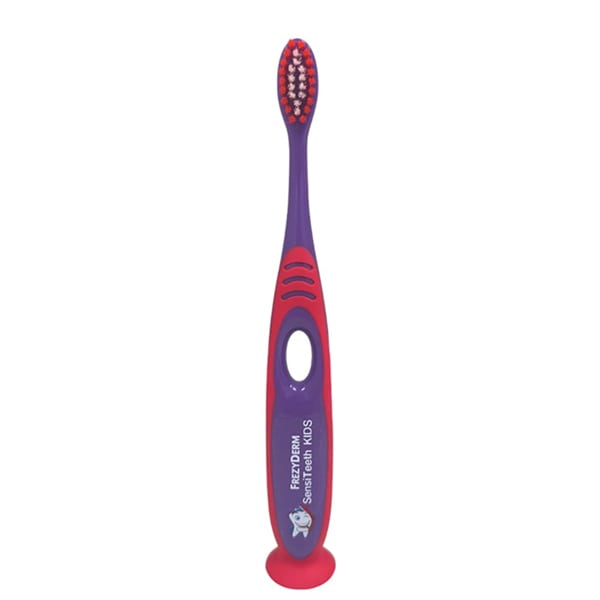 frezyderm sensiteeth kids toothbrush purple
