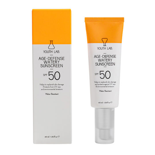 youth lab age defense waterly sunscreen spf50