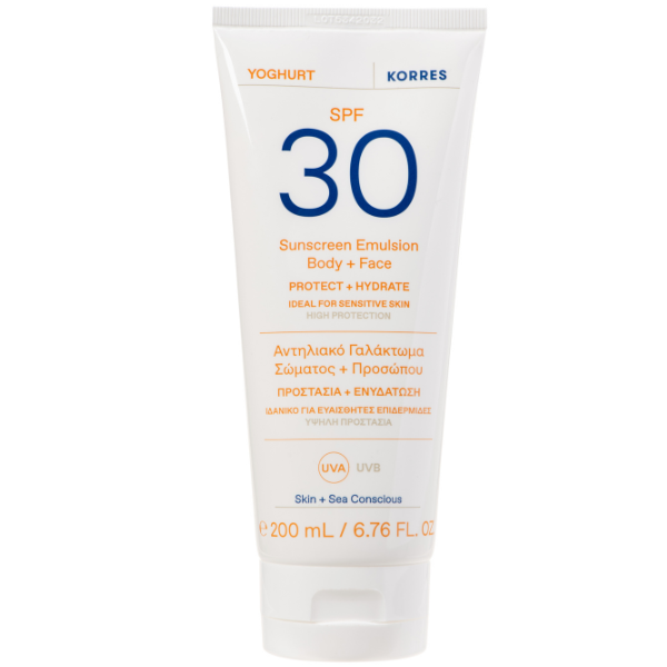 korres yogh fac bod sunsc spf30 200ml