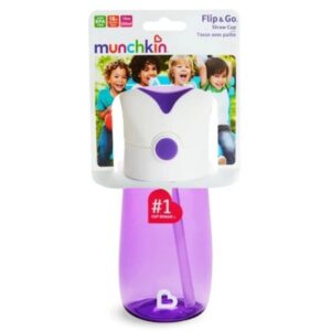 munchkin flip & go 355ml purple