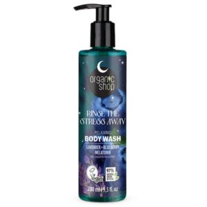 organic shop sleeping relaxing body wash rinse stress away