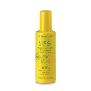 l erbolario cedro di calabria fresca evanescenza spray corpo 100ml