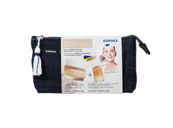 korres set w pine day cream 40ml&concentra 15ml