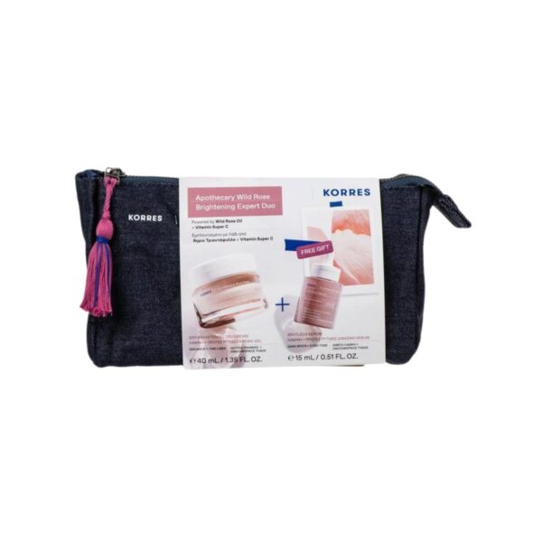 korres set w rose day cream 40ml & serum 15ml
