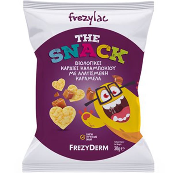 frezyderm thesnack orgcorn salted caramel