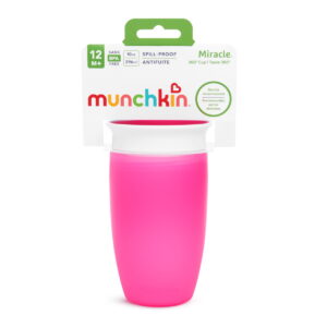 munchkin miracle sippy cup pink