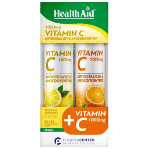 h/aid eff.vitc 1000mg lemon 20tabs combo pack vit. c 1000mg orange 20tabs