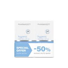 pharmasept hygienic deo roll on promo pack 50% ΣΤΟ 2Ο ΠΡΟϊΟΝ
