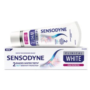 sensodyne clinical white stain protector