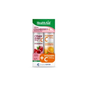 h/aid eff. cramberry cpmbo pack vit. c 1000mg orange 20tabs