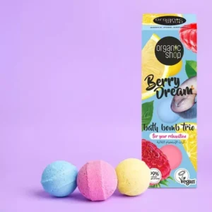 os berry dream bath bomb trio, 3 * 85g