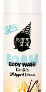 organic shop ice cream foam body wash vanilla whipped cream 200ml