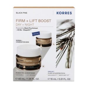 korres set bl pine day cr 40ml&night cr