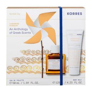korres set cash.kumquat edt 50ml&b.milk