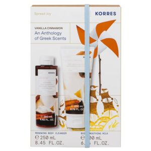 korres set vanilla cin.sgel 250ml&bmlk