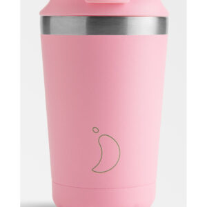 chillys coffee cup 340ml pastel pink