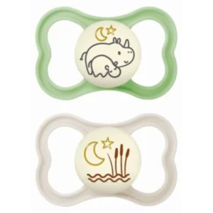 mam ΠΙΠΙΛΑ ΣΙΛΙΚΟΝΗ air night 16m+ unisex 2τμχ.