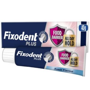 fixodent plus food barrier fresh 40gr