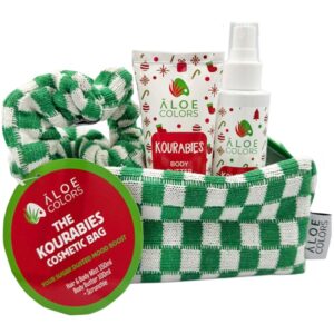 aloe+colors bag kourabies mist 150ml& b butter & scrunchi