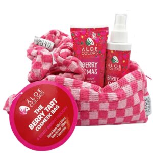 aloe+colors bag berry xmas mist 150ml& b butter & scrunch