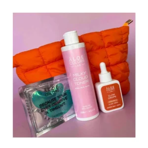 aloe+colors face bag glow serum 50ml& toner & patches