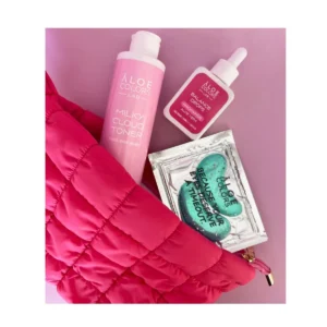aloe+colors face bag balance serum 50ml& toner & patches