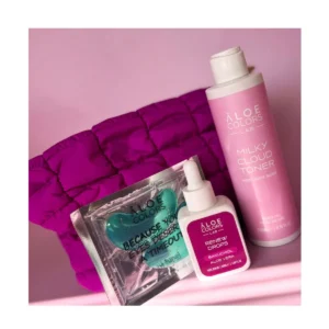 aloe+colors face bag renew serum 50ml & toner & patches