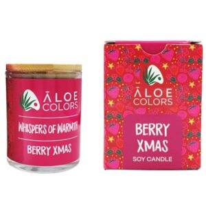 aloe+colors candle berry xmas 150 gr