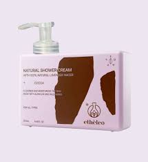 etheleo natural shower cream chocolate 250ml