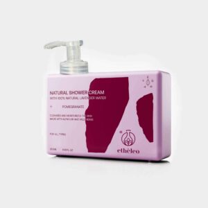 etheleo natural shower cream pomegranade