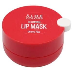 aloe+colors cherry pop glowing lip mask (red)